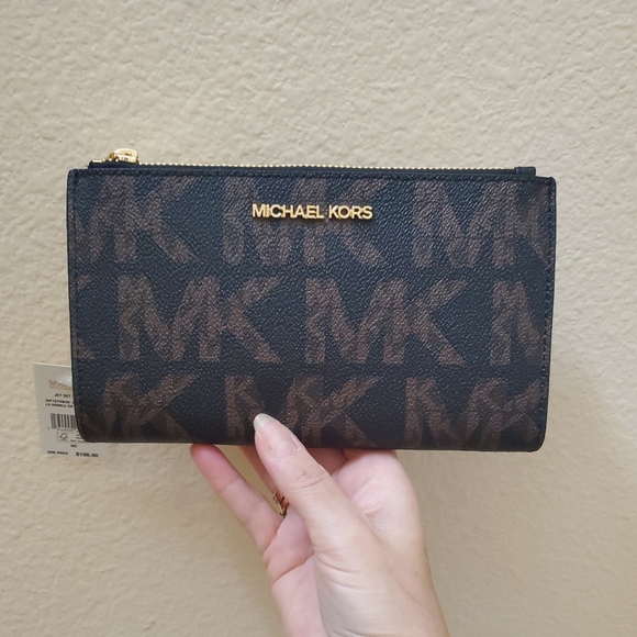 Michael kors Jet Set Double Zip Wristlet Wallet - Picture 1 of 7